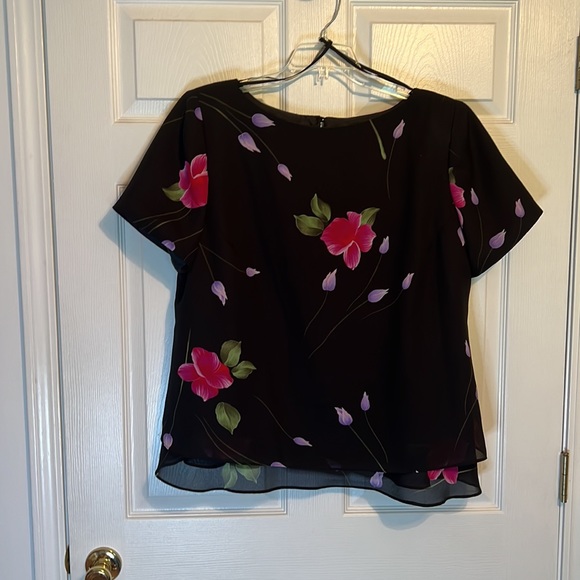 2-PIECE JESSICA HOWARD WOMAN DRESS 100% POLYESTER FULLY LINED SIZE 18 LONG SHIRT - Picture 7 of 12